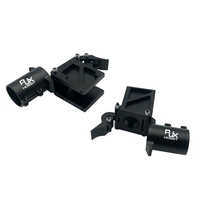 RJX Charnière d'articulation pliable en alliage d'aluminium à 6 degrés pour bras de drone multirotor, connecteur de tube 25mm 30mm