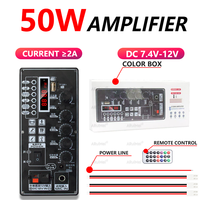 Placa Decodificadora de Audio para Auto 5.0, Pantalla, 50W de Potencia Máxima, Compatible con MP3/WMA/WAV, USB/TF/FM, Entrada de Línea, Control Remoto, Grabación, Llamadas