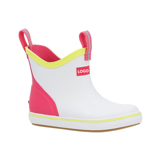 Fashion Kid's Deck <strong>Boots</strong> Outdoor Waterproof Lightweight <strong>Ankle</strong> Rain <strong>Boots</strong> for Boys Girls Rubber Rain <strong>Wellington</strong> <strong>Boots</strong> OEM/ODM - Product Image 6