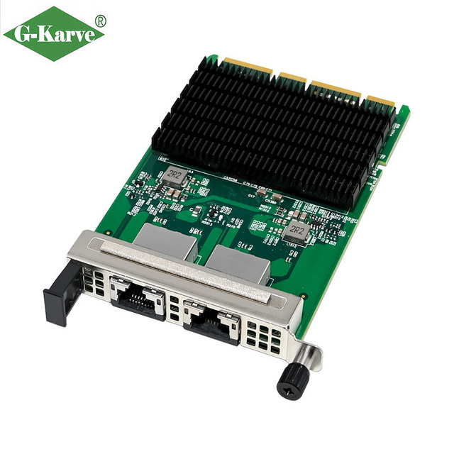 ST7396 OCP3.0 I350-T2 Dual Ethernet/RJ45 Copper Gigabit Internal Wired PCI Server Network Card for Data Center Networking