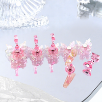 Nouveau support magnétique pour faux ongles en forme de papillon, base d'entraînement et de présentation Aurora pour la pratique des faux ongles longs