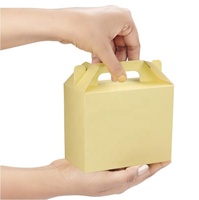 Gable Gift Box Boîtes à bonbons en papier coloré Snack Goodie Cake Treat Boxes pour enfants Anniversaire Baby Shower Holiday Party Favors