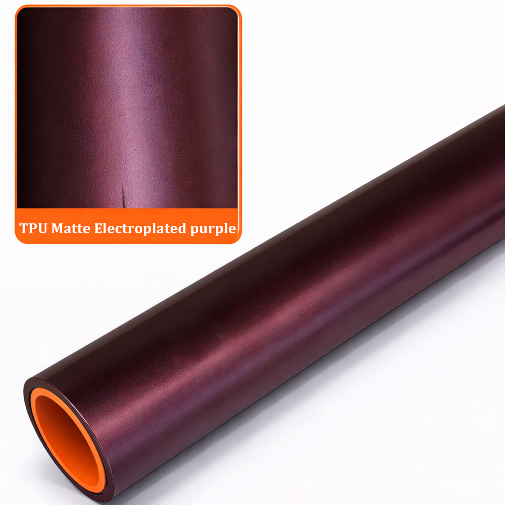 TPU mat électroplaqué violet