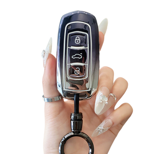 Custodia Protettiva Morbida in TPU <span class=keywords><strong>per</strong></span> Chiave Auto GEELY Emgrand X7 Sport GT EC Proton X50 S70 LC2 GC2 con Portachiavi - Product Image 2