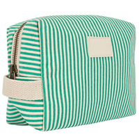 Sac de voyage tendance, doux et confortable, pour cosmétiques, portable, avec motif imprimé personnalisé, en toile de coton, avec poignée