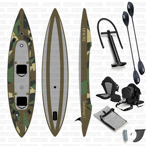 GEETONE-<span class=keywords><strong>Kayak</strong></span> inflable en forma de V, <span class=keywords><strong>Kayak</strong></span> de goma con forma de V, doble Tandem, <span class=keywords><strong>mejor</strong></span> puntada de caída, canoa de camuflaje, Gonflable - Product Image 2