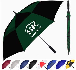 Parapluie de golf personnalisé de luxe, grand format 30 pouces, coupe-vent, avec logo imprimé, idéal pour la promotion, vente en gros depuis Shenzhen - Product Image 2