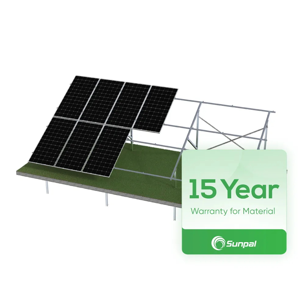 Sunpal nhà máy giá năng lượng mặt trời nhà Bảng điều chỉnh nhôm gắn nổi giá chân đế