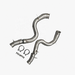 Downpipe สำหรับ Mercedes-Benz W222 S63 AMG M177 4.0 V8สแตนเลสท่อด้านหน้าปัดเสร็จ - Product Image 1