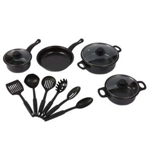 Ensembles de casseroles de cuisine en métal écologiques modernes avec poêle antiadhésive - Product Image 1