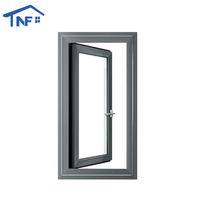 Fenêtres à battants modernes NFRC CE, insonorisées, écoénergétiques, design personnalisé, double vitrage Low-E, cadre en alliage d'aluminium