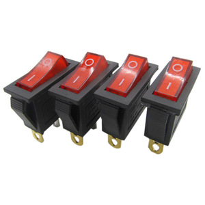 Interrupteur à bascule universel 16A 2100W avec voyant lumineux pour poêle à frire, accessoire pour marmite électrique - Product Image 1
