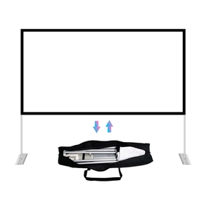 120 pouces 16:9 maison jardin extérieur support pliant Polyester projecteur <span class=keywords><strong>Film</strong></span> rideau <span class=keywords><strong>film</strong></span> famille cinéma - Product Image 4