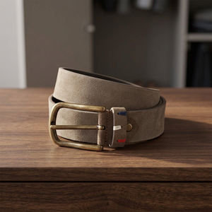 BS INTERNATIONAL Antique <b>Vintage</b> Rectangular Pin <b>Belt</b> Brown Color High Quality Genuine Cow Hide Steel Heavyweight Waterproof - Product Image 1