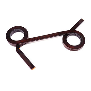 Bobine à noyau d'air en cuivre personnalisée, émaillée, plate, en <span class=keywords><strong>spirale</strong></span>, inductance à charge gazeuse, type ressort, utilisée dans les circuits électroniques - Product Image 4