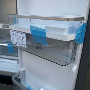 Samsungs Quality Huazos Double Door Fridge Big Capacity Black Glass Fan Cooling No Frost Compressor <b>Refrigerator</b> Household Side- - Product Image 6