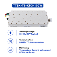 Modul Penguat Daya RF GaN 100W 4000-8000MHz Papan Pertahanan Sinyal Anti-Drone untuk UAV