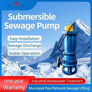 Equipped with Cutting Impeller Anti Winding Suitable for Septic Tanks <b>Submersible</b> Sewage <b>Pump</b> - Product Image 2