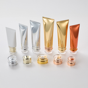 Cosmetic Aluminum <b>Plastic</b> <b>Tubes</b> with Screw Cap Oval Design for Cream Gel Packaging - Product Image 3