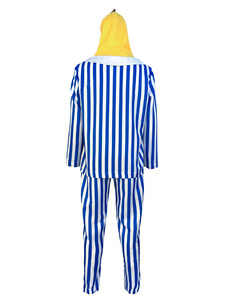 Costumes de personnage d'Halloween BX pour adultes, pyjamas de cosplay avec couvre-chef Bananaman, costume de banane - Product Image 3