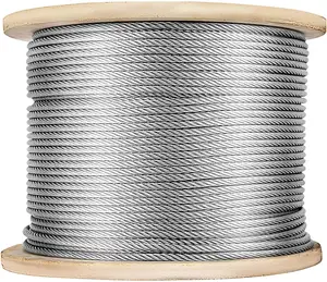 Certification stainless steel 304/316 cable 1x7 7x7 1x19 7x19 flexible wire rope