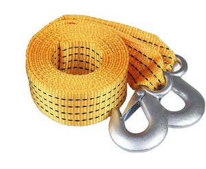 Courroies tendeurs de <span class=keywords><strong>voiture</strong></span> 3 tonnes 3 mètres <span class=keywords><strong>Corde</strong></span> de remorquage Outil de <span class=keywords><strong>traction</strong></span> pour véhicule Kit d'urgence Sangle d'arrimage <span class=keywords><strong>Corde</strong></span> portable - Product Image 1