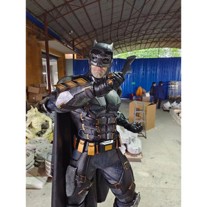 Personalizzato in fibra di vetro di alta qualità resina in fibra di vetro collezione Display Action Figure Batman statua uomo a grandezza naturale pipistrello statua - Product Image 1