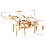 Scie à panneaux horizontale Jackbond WJ180, moteur 5,2 kW, haute sécurité, pour usine de meubles, découpe de panneaux de bois, 110 V/220 V, lame 4+8 pouces, garantie 1 an