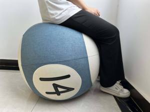 <span class=keywords><strong>Chaise</strong></span> à ballon d'équilibre pour le bureau et la maison - Ballon d'exercice ergonomique pour la <span class=keywords><strong>posture</strong></span> et le soulagement des douleurs dorsales, <span class=keywords><strong>chaise</strong></span> à ballon de <span class=keywords><strong>yoga</strong></span> - Ballon de siège - Product Image 5