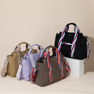 Phong Cách Mới Thời Trang Sinh Thái Thân Thiện Với Phụ Nữ Mua Sắm Hàng Tạp Hóa Vải Tote Túi Với Túi Bông Tote Với Túi Tùy Chỉnh In Logo - Product Image 2