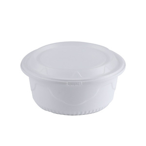 Round <b>Lunch</b> <b>Box</b> 750ml Thickened <b>Plastic</b> Clip-On Lid For Travel Food Storage - Product Image 4