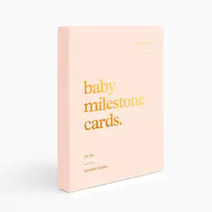 Wholesale Milestones From One Day Old To One Year Old Paper Baby Milestone Cards Sets For Modem Mama Baby Milestone Cards Paper