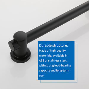 Matte Black Handheld Shower Adjustable Sliding Bar Shower Head Combo Set Factory Price <b>Bathroom</b> <b>Accessories</b> - Product Image 3