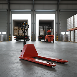 Penumpuk Pallet Hidrolik Kecil Manual dengan Remote Control Portabel 500 kg 1000kg Forklift Elektrik Dorong Manual - Product Image 3