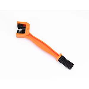 Cepillo de limpieza de cadena multifunción para bicicleta de carretera, motocicleta, rueda libre y dientes de plato, material ABS naranja - Product Image 3