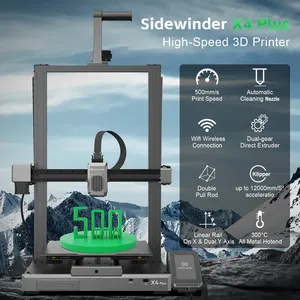 Imprimante 3D FDM Artillery Sidewinder X4 Plus, large gamme de matériaux pris en charge, firmware Klipper avancé, 300*300*400mm - Product Image 3