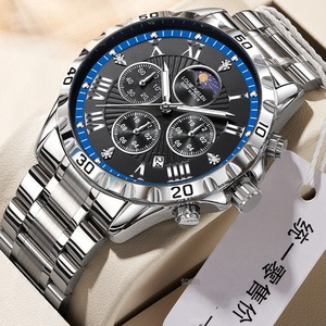 Nuevo Reloj Explosivo de Negocios Sol Luna Estrella Multifuncional Luminoso Impermeable de Cuarzo al Por Mayor - Product Image 3