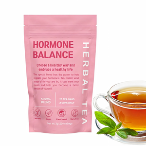 Thé apaisant pour le soutien hormonal féminin - Mélange d'herbes naturelles - Confort et relaxation <span class=keywords><strong>du</strong></span> cycle - Complément bien-être post-stress - Product Image 1
