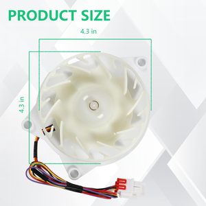 Moteur de ventilateur d'évaporateur de réfrigérateur de remplacement pour source d'alimentation électrique EAU64824805 pour utilisation hôtelière, moteur de ventilateur de congélateur Allo - Product Image 6
