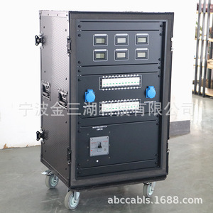 กล่องจ่ายไฟอุตสาหกรรม 24 ช่อง  AC 220 โวลต์ 6000 วัตต์ อุปกรณ์ไฟเวทีโลหะ - Product Image 3