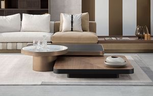 <span class=keywords><strong>Tavolino</strong></span> da Caffè Rotondo Moderno Multifunzionale di Lusso Nordico per Soggiorno - Product Image 2