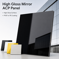 3mm Aynalı ACM Levha 1220x2440mm UV Baskı ve Reklam Tabelası için