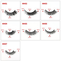Nouvelles 5 paires de faux cils style renard, naturels, volumineux, effet œil de chat, allongeant les coins extérieurs