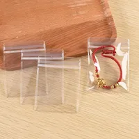 Petit Emballage Personnalisé Imprimé en Plastique Vente en Gros Mini Boucle D'oreille Ziplock Zip Givré Fermeture Éclair Sacs en Plastique pour Bijoux
