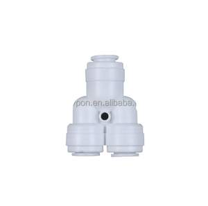 <strong>RO</strong> Y Type 3/8 Inch Tubing OD Two-Way Water <strong>Quick</strong> <strong>Connect</strong> Plastic Tube Fittings White Push <strong>Connect</strong> Plastic Water <strong>Filters</strong> - Product Image 3