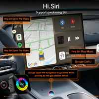 Dongle CarPlay sans fil 4-en-1, se connecte via CarPlay/Android Auto/Android Mirror/Apple Mirror, Plug and Play, stable et fiable