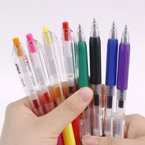 Stylos à encre gel bleus et rouges à base d'eau pour étudiants, avec logo, largeur d'écriture 0,5 mm, papeterie de luxe, fournitures de bureau, vente en gros - Product Image 3