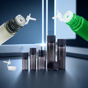 Suministro directo de fábrica Botella de jugo de plástico de 30ml con tapa plana V3 Botella cuentagotas corta gorda - Product Image 4