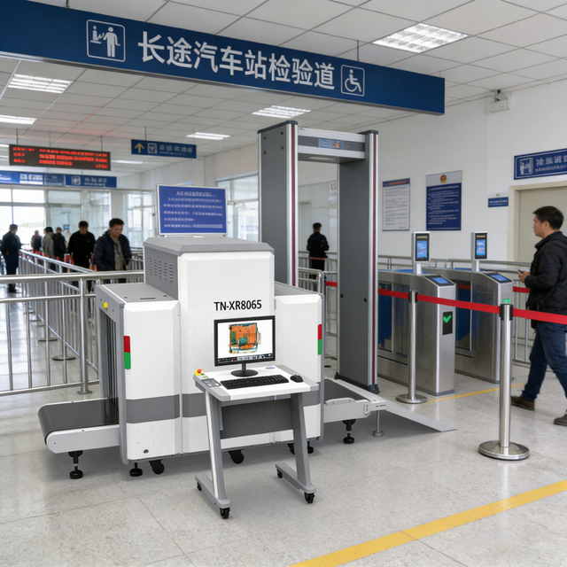 XR8065 High Quality Multi-Energy X-Ray 8065 Security Inspection Equipment Luggage Parcel Scanner X-ray Security Scanner 8065.