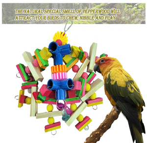 Juguetes para loros adecuados para loros grises africanos cacatúas guacamayos loros juguetes para pájaros pequeños y medianos - Product Image 6